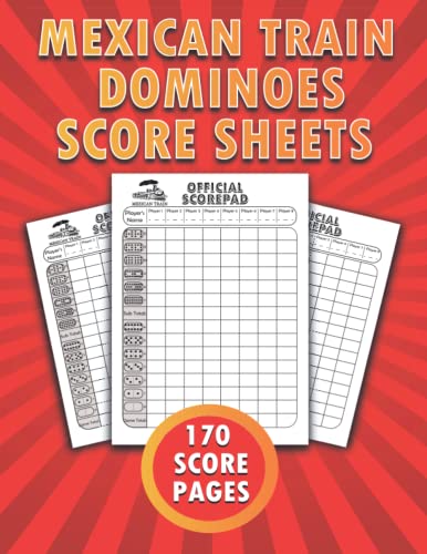 Mexican Train Dominoes Score Sheets - 90199067 