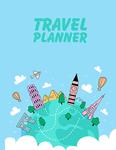 Travel Planner: Planner Printable Personal men &amp; Women gift book Trip ...