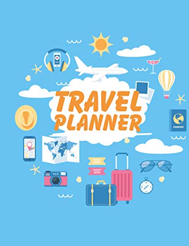 Travel Planner: Planner Printable Personal Planner Travel gift Notebook ...