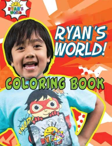 Ryan's World Coloring Book: Vivid Illustrations, Lovely Gift For Kids
