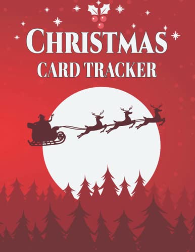 Christmas Card Tracker: Cool Holiday Christmas Card Organizer Tracker ...