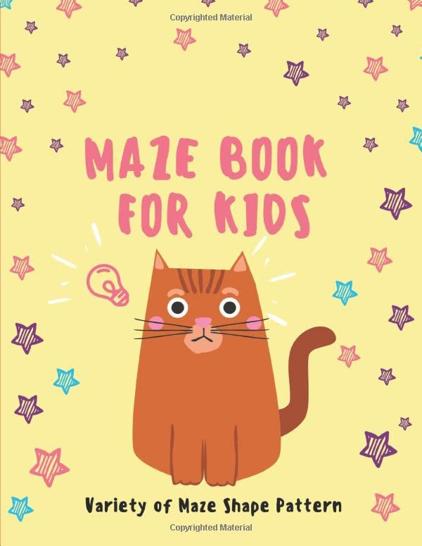 Maze Book For Kids Variety of Maze Shape Pattern by Mrs. Maze Charm Goodreads