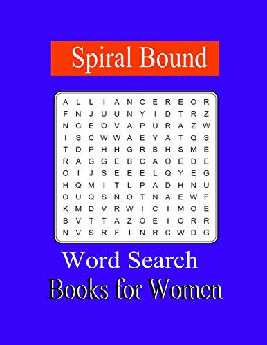Spiral Bound Word Search Books For Women The Timeless Pleasure Of Word Spiral bound word search books for women the timeless pleasure of word