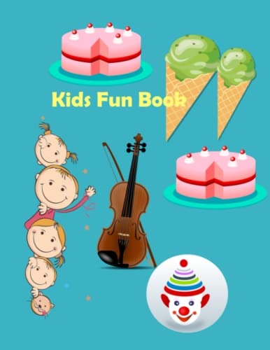 Kids Fun book: Paperback Blank Sketch Book for Writing Stories | Large ...