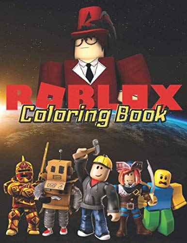 Roblox Coloring Book: +50 One Sided Unique Roblox Character Images To ...