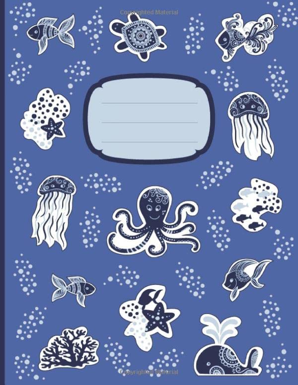 My Big Sticker Book Ocean Underworld Sticker Journal. Whales and
