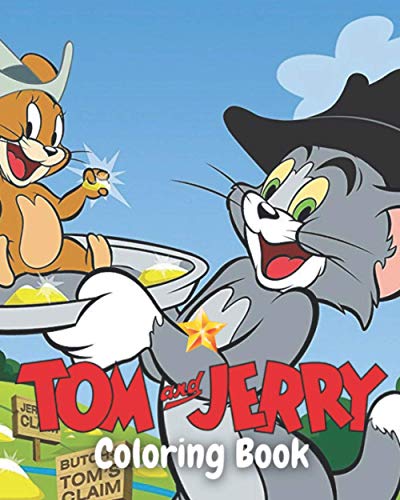 Tom and Jerry coloring book: 55+ High Quality Coloring Pages for Kids ...
