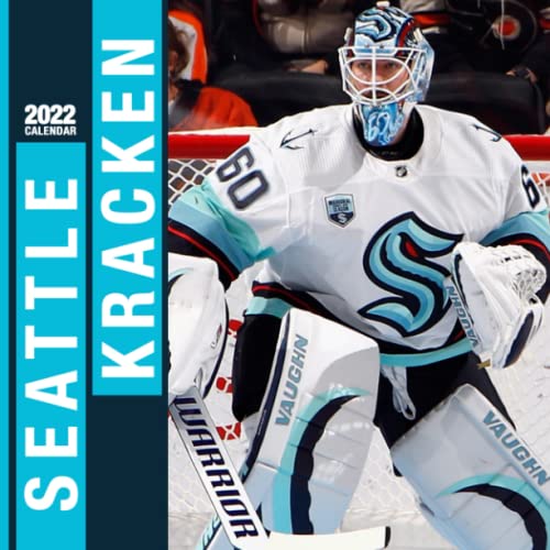 Seattle Kracken 2022 Calendar NHL Hockey Sport Squared Monthly