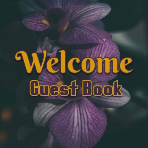 Guest Book Sign in Log Book for Short Term Rental, Vacation Home, Airbnb, Hotels, Guest