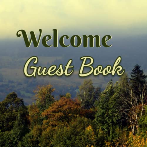 Guest Book Sign in Log Book for Short Term Rental, Vacation