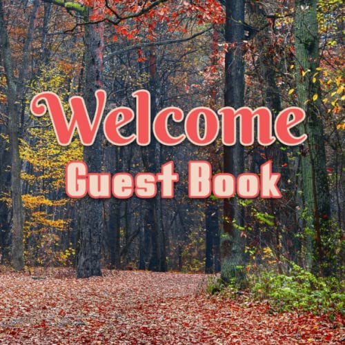 Guest Book Sign in Log Book for Short Term Rental, Vacation