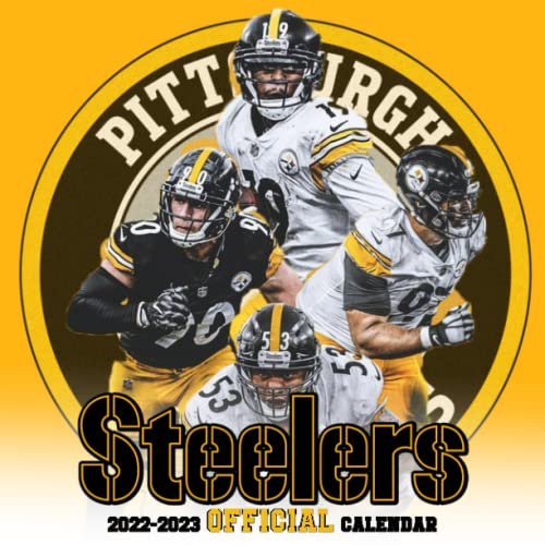 Steelers Calendar 20222023 Steelers OFFICIAL SPORT Calendar 2022 18 months BIG SIZE 17"x11