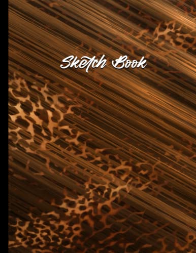 Sketchbook: Trendy Large Blank Abstract Sketchbook.Abstract Background