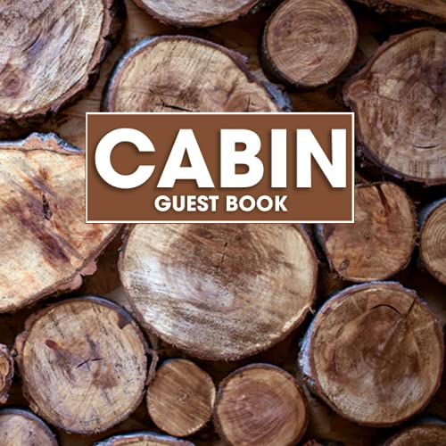 Cabin Guest Book Sign In Book For Rustic Cottage, Vacation Rental