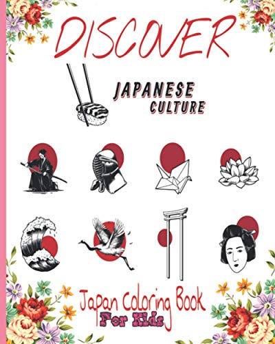 Japan Coloring Book For Kids: Japanese Coloring Book Beautiful Coloring