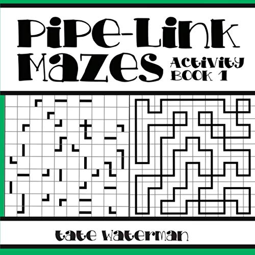 PipeLink Maze Activity Book 1 Challenging Maze for all ages Easy