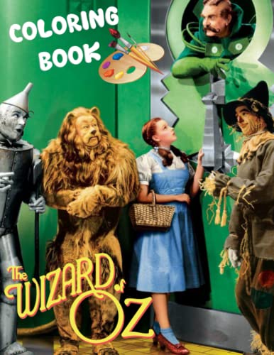 The Wizard of Oz Coloring Book Coloring Book: A Cool Coloring Book With ...