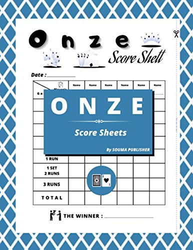 Onze Score Sheets: 100 Scorekeeping to Easily Keep Track of All scores ...