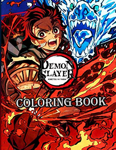 Demon Slayer Coloring Book: Your best Demon Slayer character ,More then ...