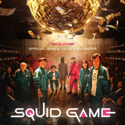 Squid Game 2022 Calendar OFFICIAL Squid Game calendar 2022 Weekly