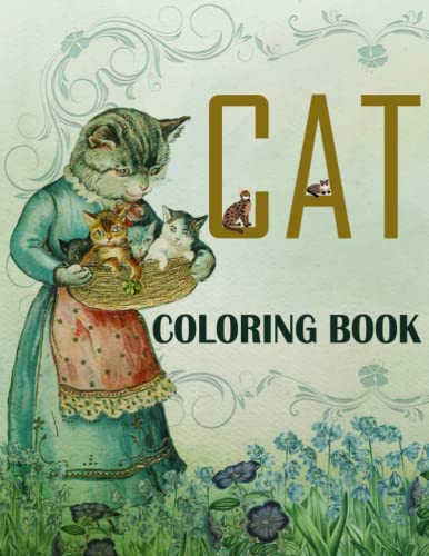 Cat Coloring Book: Amazing Cat Coloring Book for Cat Lovers Made for