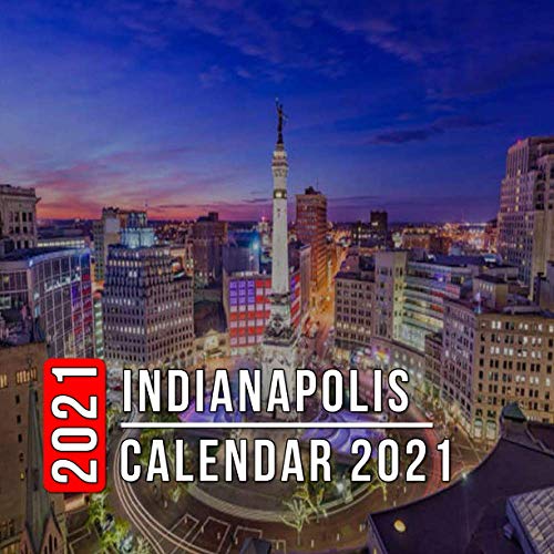 Indianapolis Calendar 2021 12 Month Mini Calendar from Jan 2021 to Dec