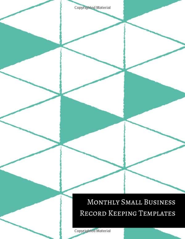 Monthly Small Business Record Keeping Templates by Insignia Accounts