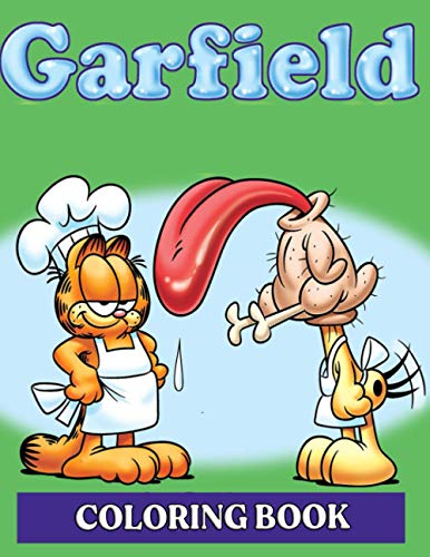 Garfield Coloring Book: 50+ Coloring Pages. An Interesting Coloring ...