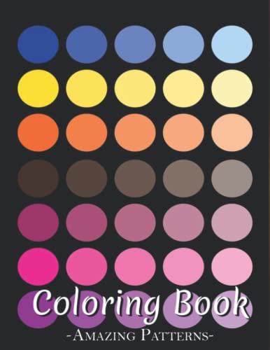 Coloring Book For Beginners: Large Print Coloring Designs With