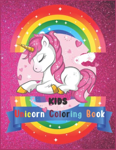 Unicorn Coloring Book: For Kids Ages 4-8 (US Edition) (Silly Bear ...