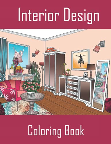 Interior Design Coloring Book: Beautiful Exquisite Classic House