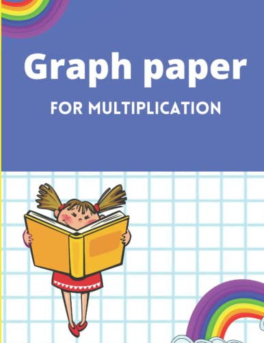 Graph paper for Multiplication: math composition notebook for kids,Grid ...