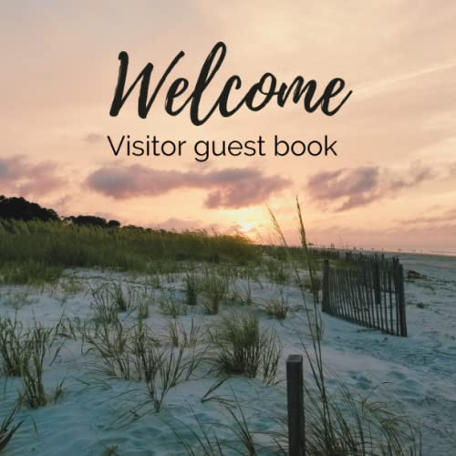 Visitor Guest Book Guest sign in book for Airbnb, Beach House