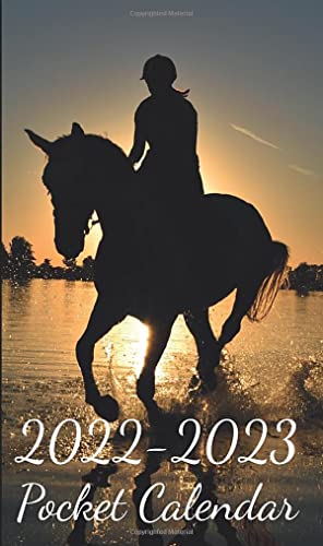 Pocket Calendar 2022-2023: Monthly Weekly Pocket Size Small 2 Year