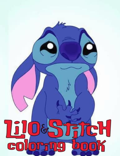 Lilo&Stitch Coloring Book: 100 Pages. Amazing Lìlo & Stítch Coloring ...