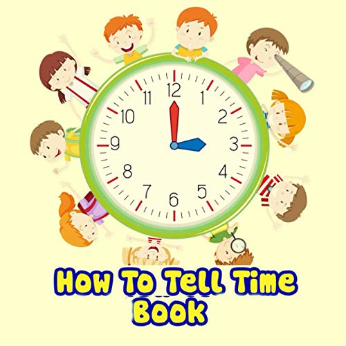 How To Tell Time Book Coloring learing for kid by Ms DAVID FRAZIER