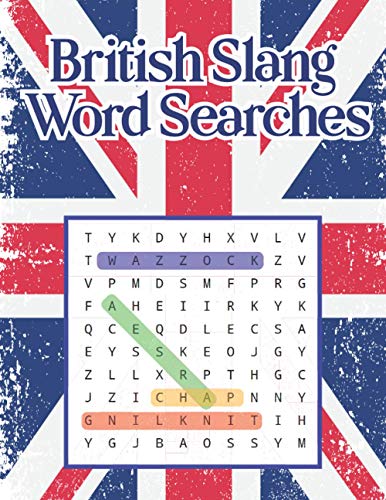 British Slang Word Searches: british Gifts | Easy Large Print Word ...