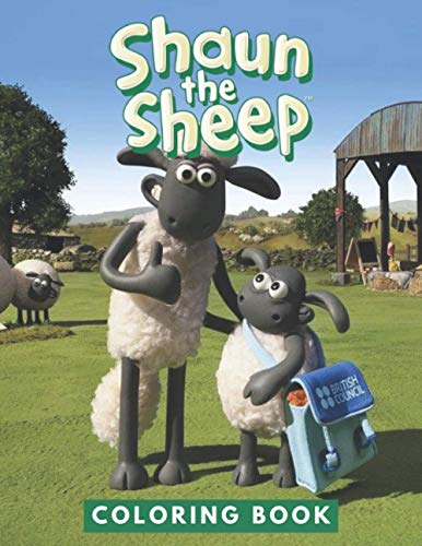 Shaun The Sheep Coloring Book: Perfect Christmas Gift For Kids And ...