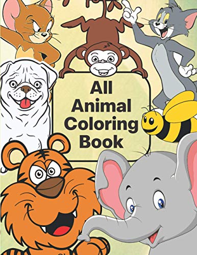 All animal coloring book: kids animal coloring book by Animal Coloring ...