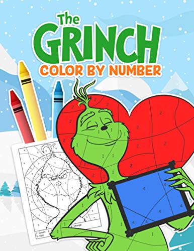 The Grinch Color By Number: An Amazing Coloring Book With Many Images ...