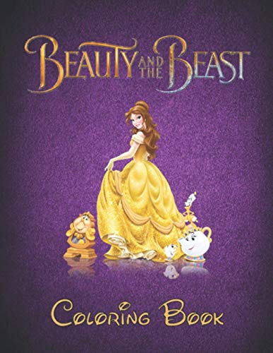 Beauty And The Beast Coloring Book: 100+coloring pictures for kids and ...