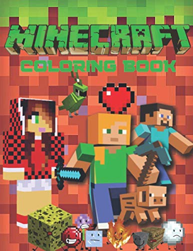 Minecraft Coloring Book: High Resolution Colouring pages For Boys And ...