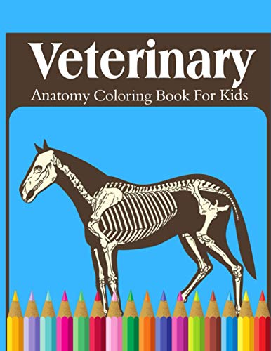 Veterinary Anatomy Coloring Book For Kids: Physiology Animals Colouring WorkBook For Kids ...