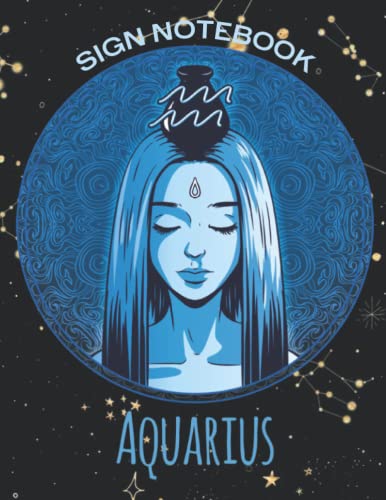 Aquarius sign notebook: Aquarius Zodiac Sign Composition Notebook ...