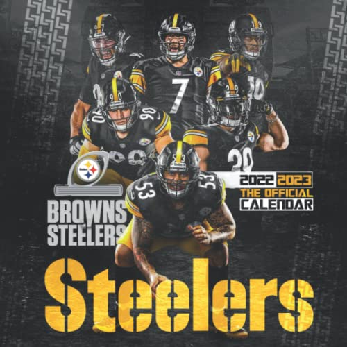 Steelers Calendar 20222023 Steelers OFFICIAL SPORT Calendar 2022 18 months BIG SIZE 17"x11