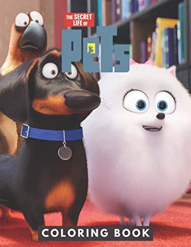 The Secret life Of Pets Coloring Book: Jumbo Coloring Book for Kids ...