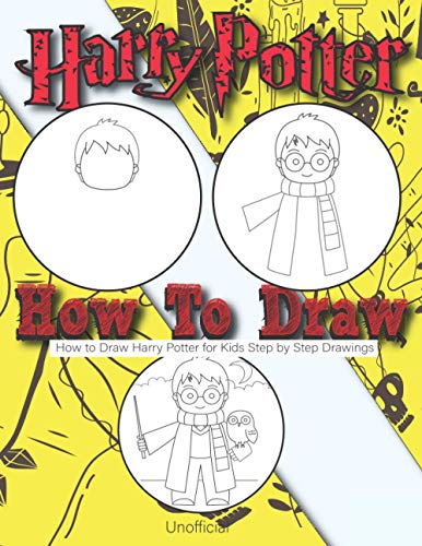 How to Draw Harry Potter for Kids Step by Step Drawings: Learn to Draw ...