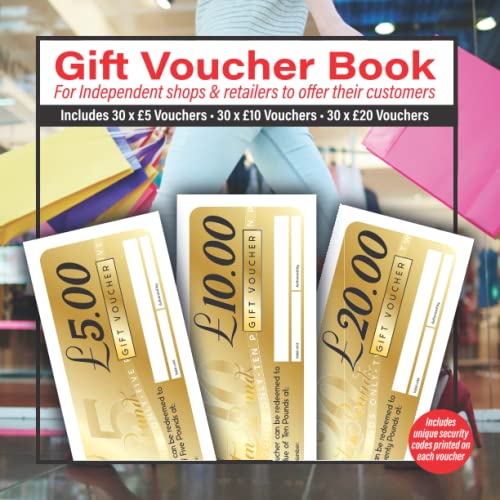 Gift Vouchers Book For Independent Shops & Retailers To Offer Their