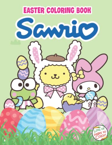 Sánriò Easter Coloring Book: [2022 Edition] Sánriò Coloring Book With ...