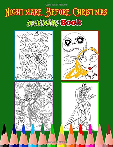 Nightmare before christmas activity book: Coloring Books,Sudoku,The ...